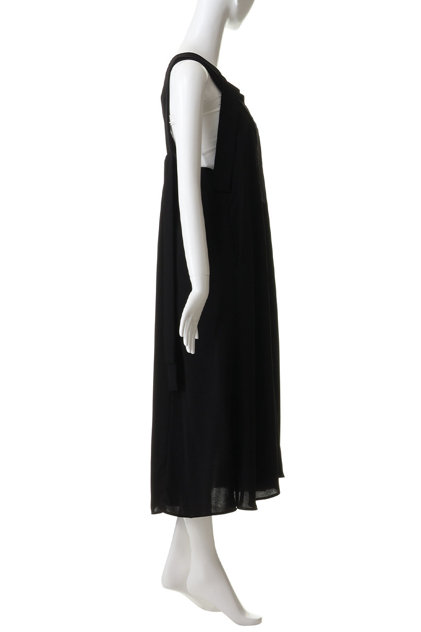 ENFOLD(エンフォルド)｜BACK-CROSS JUMPER-SKIRT/ブラック の通販