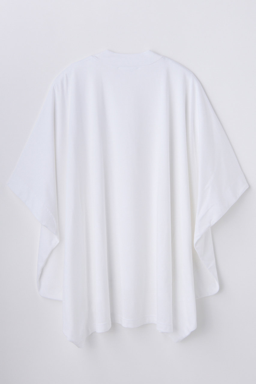 ENFOLD(エンフォルド)｜HIGH-NECK HEXAGON T-SHIRT/ホワイト の通販