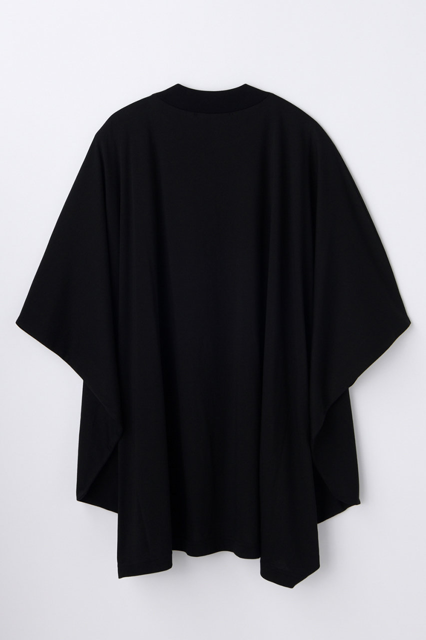 ENFOLD(エンフォルド)｜HIGH-NECK 新品　ENFOLDエンフォルド　シルケット天竺ラッフルヘムTシャツ38　ブラック HEXAGON の通販 T-SHIRT/ブラック トップス