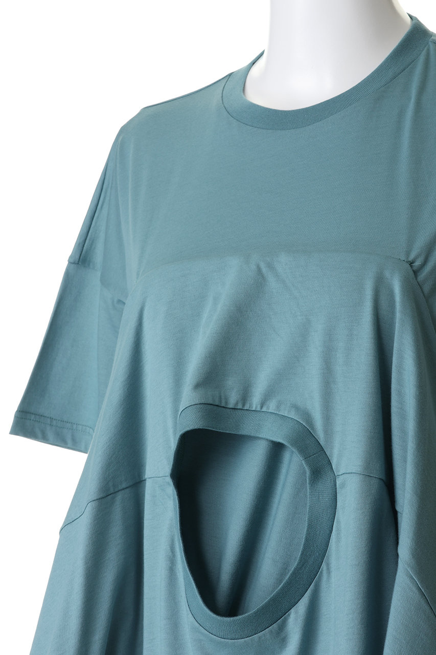 ENFOLD(エンフォルド)｜MANY DRAPE T-SHIRT/ブラック の通販｜ELLESHOP