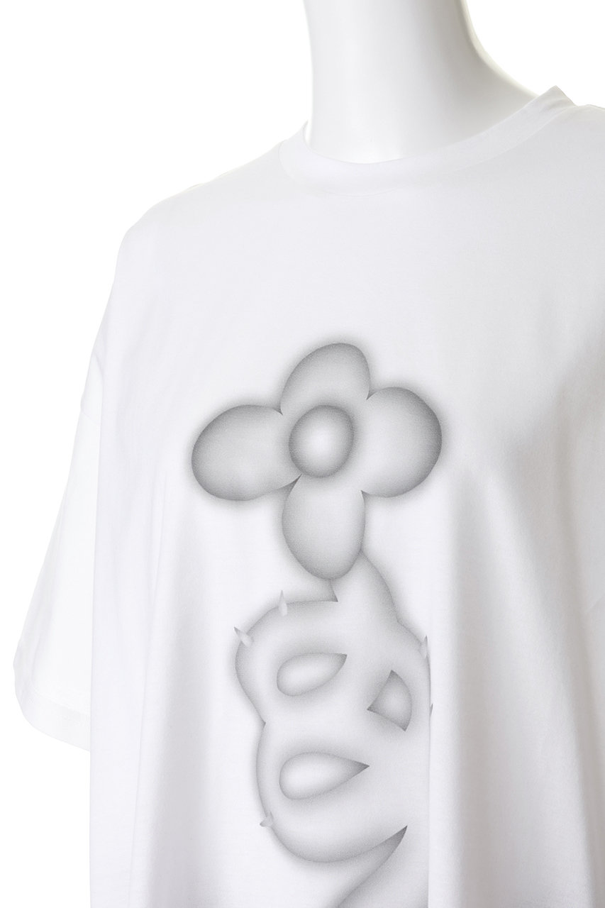 ENFOLD(エンフォルド)｜FLOWRE T-SHIRT/ホワイト の通販｜ELLESHOP