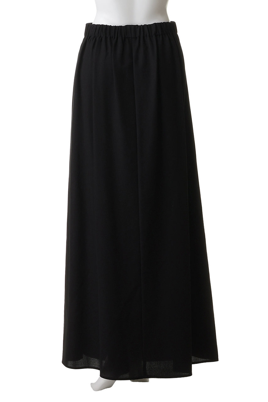 ENFOLD(エンフォルド)｜FLARE LONG-SKIRT/ブラック の通販｜ELLESHOP