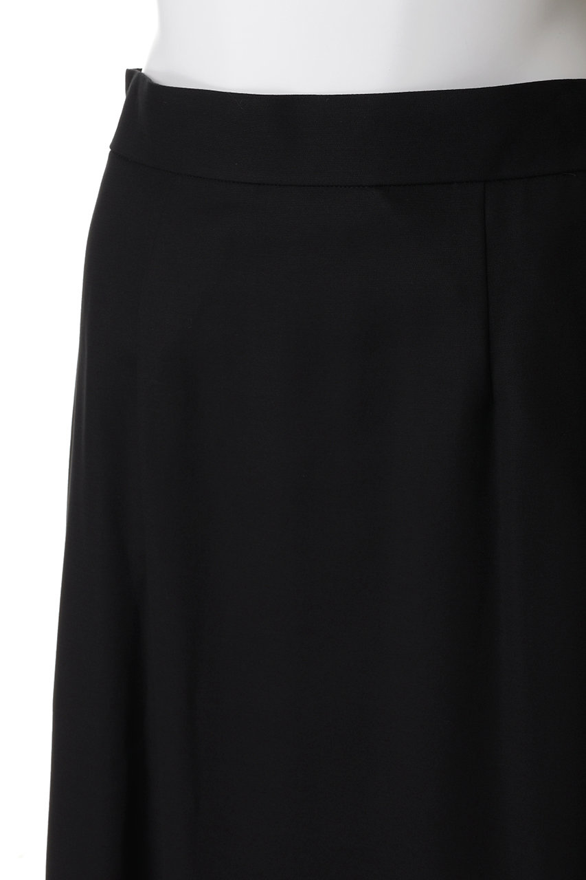 ENFOLD(エンフォルド)｜FLARE LONG-SKIRT/ブラック の通販｜ELLESHOP