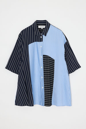エンフォルド/ENFOLDの【5/13 12:00販売開始】TUCK COLLAGE SHIRT(110400/110402)