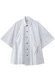 ENFOLD(エンフォルド)｜TUCK COLLAGE SHIRT/ホワイト の通販｜ELLESHOP