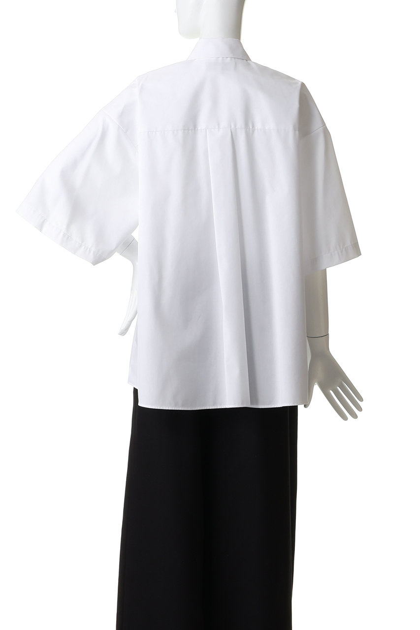 ENFOLD(エンフォルド)｜TUCK COLLAGE SHIRT/ホワイト の通販｜ELLESHOP