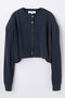 【5/13 12:00販売開始】CUT-AND-SEW CARDIGAN エンフォルド/ENFOLD ダークグレー