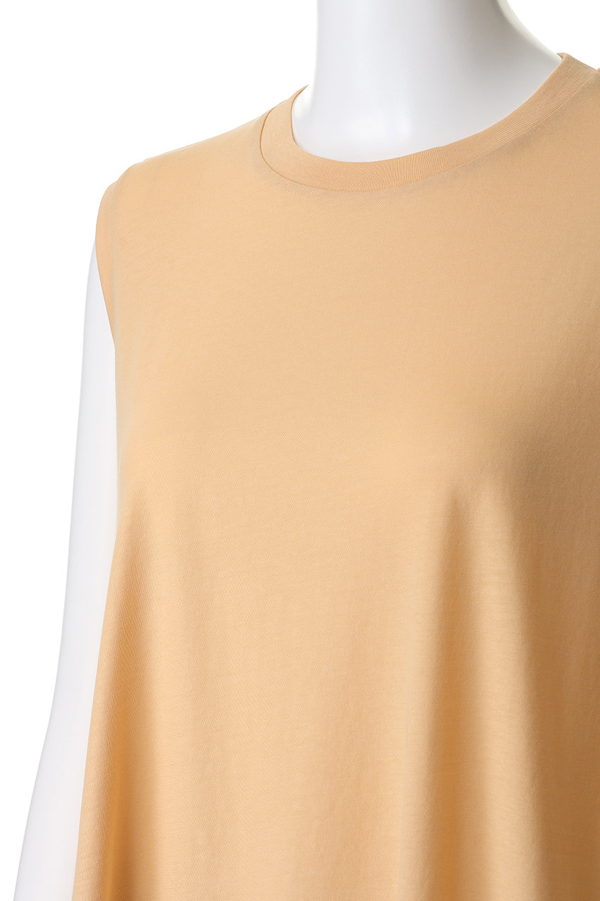 ENFOLD(エンフォルド)｜SLIT A-LINE TANK-TOP/ブラック の通販