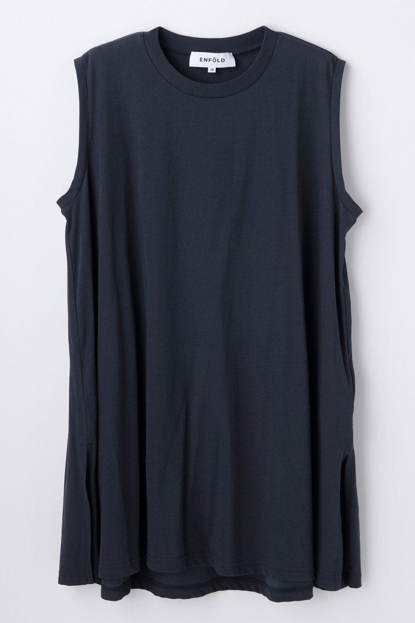 エンフォルド/ENFOLDの【5/13 12:00販売開始】SLIT A-LINE TANK-TOP(ダークグレー/300JS280-2341)