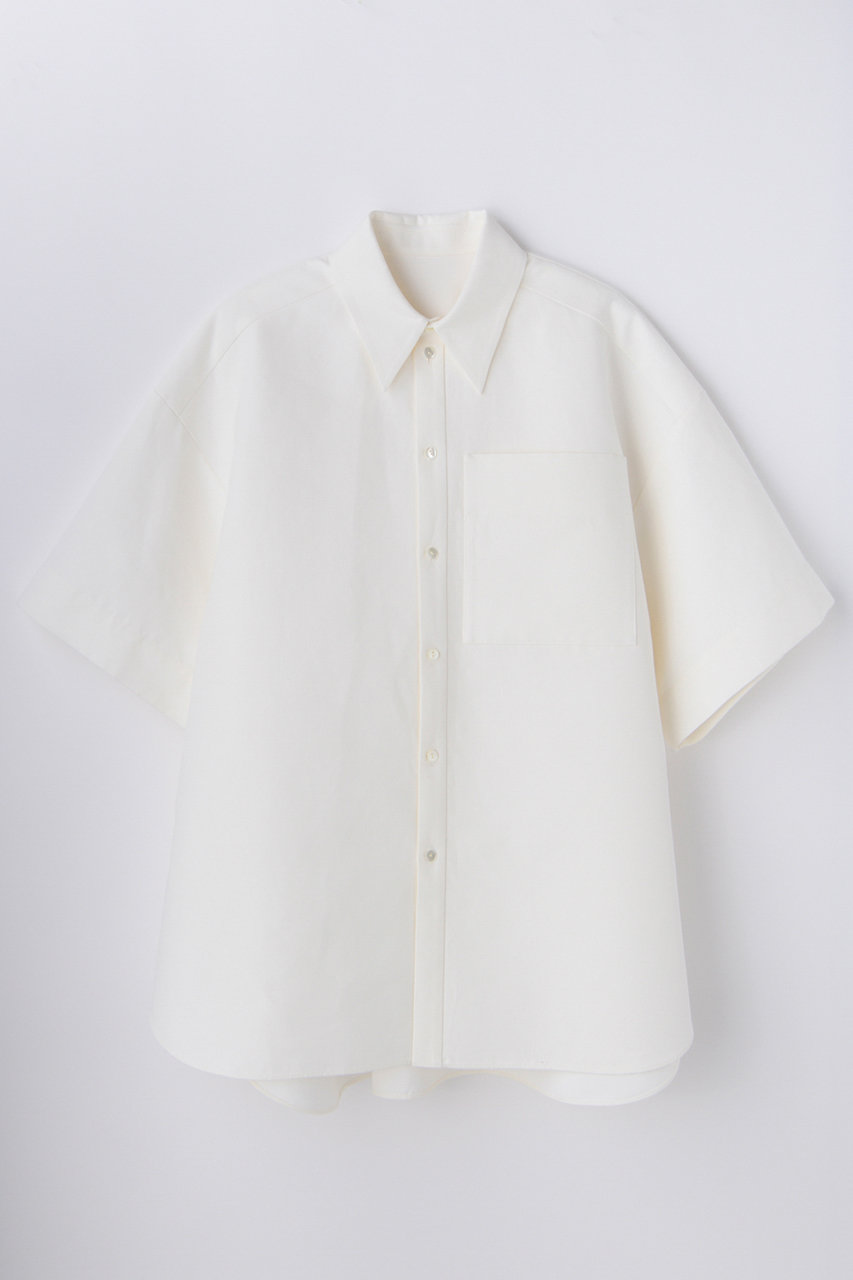 エンフォルド/ENFOLDの【5/13 12:00販売開始】LOOSE HALF-SLEEVE SHIRT(ホワイト/300JS230-2091)