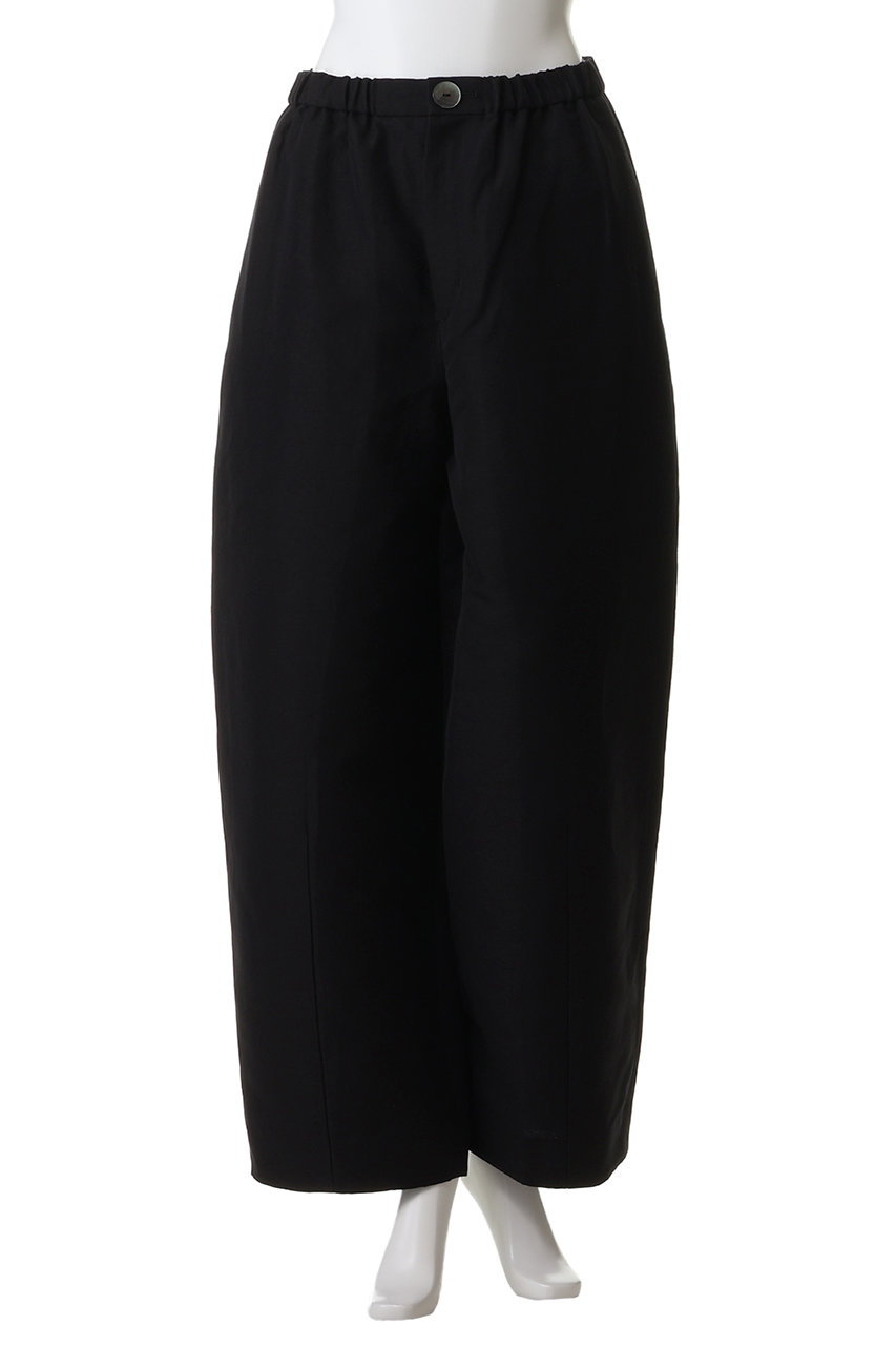 ENFOLD(エンフォルド)｜EASY CURVE TROUSERS/ブラック の通販