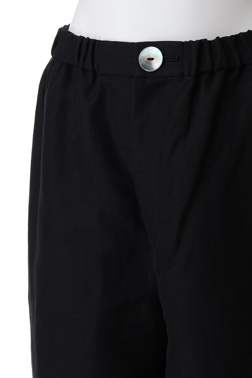 ENFOLD(エンフォルド)｜EASY CURVE TROUSERS/ブラック の通販