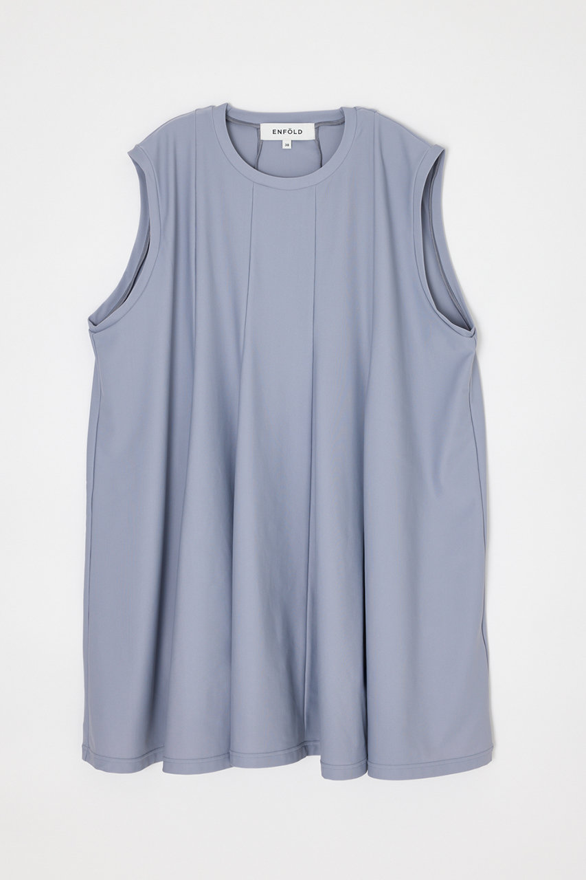 エンフォルド/ENFOLDの【5/13 12:00販売開始】PANEL DRAPE TANK-TOP(ライトグレー/300JS260-3671)