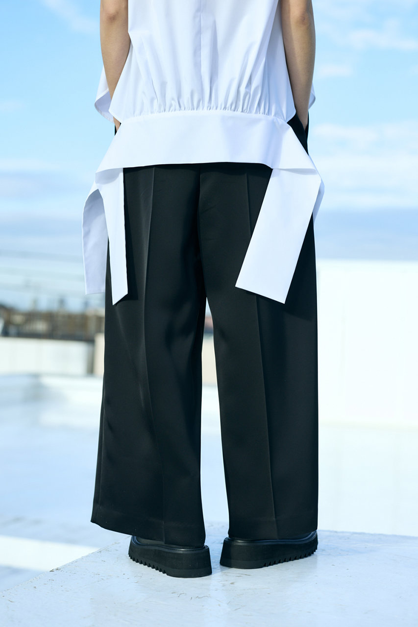 ENFOLD(エンフォルド)｜TA/PEツイル クロップドサルエルPT/パンツ