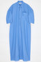 ハイデンシティブロード Half Sleeve SHIRT DRESS/シャツドレス エンフォルド/ENFOLD サックス