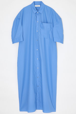 エンフォルド/ENFOLDのハイデンシティブロード Half Sleeve SHIRT DRESS/シャツドレス(110500/110503)