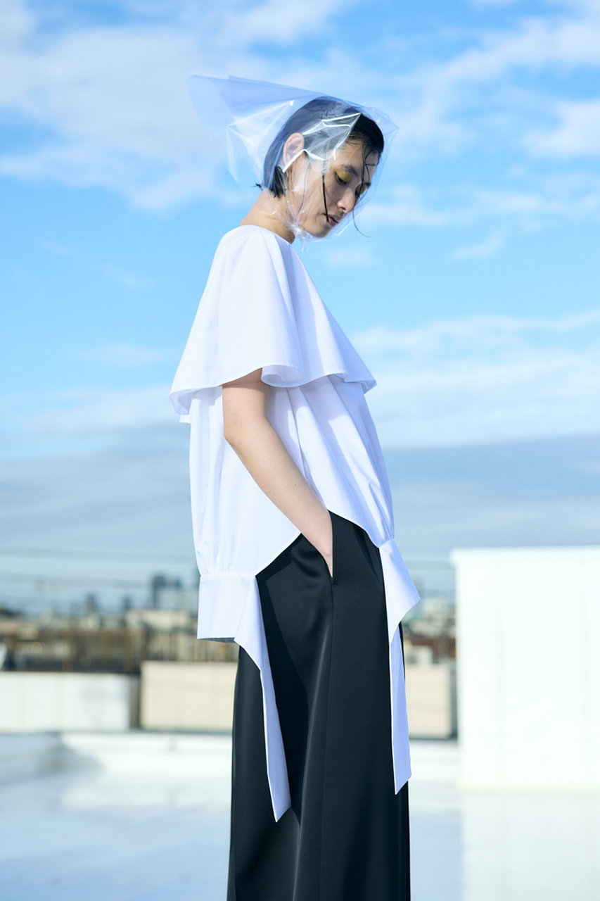 ENFOLD(エンフォルド)｜C/PEブロード BIG collar P.O/プルオーバー