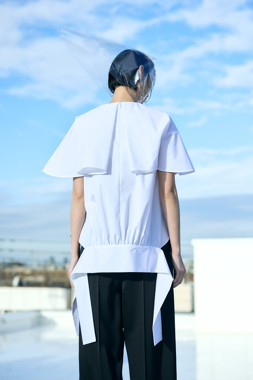 ENFOLD(エンフォルド)｜C/PEブロード BIG collar P.O/プルオーバー