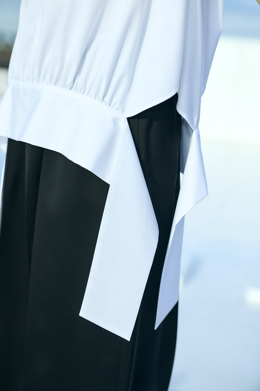 ENFOLD(エンフォルド)｜C/PEブロード BIG collar P.O/プルオーバー