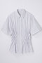 Double Stripe Shirring SH/シャツ エンフォルド/ENFOLD ホワイト