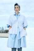 Double Stripe Shirring SH/シャツ