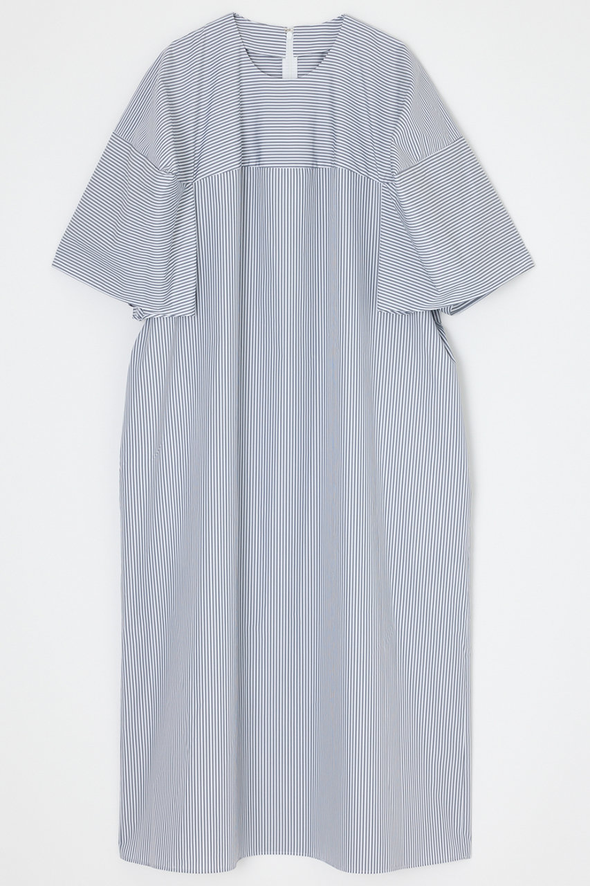 エンフォルド/ENFOLDのClean Stripe BOX DRS/ドレス(グレー/300JA233-0851)