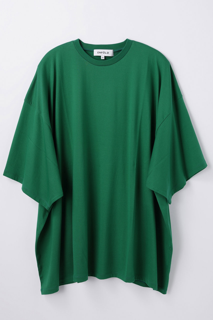 エンフォルド/ENFOLDのスビン天竺 LargeT/SH Tシャツ(グリーン/300JA280-0171)