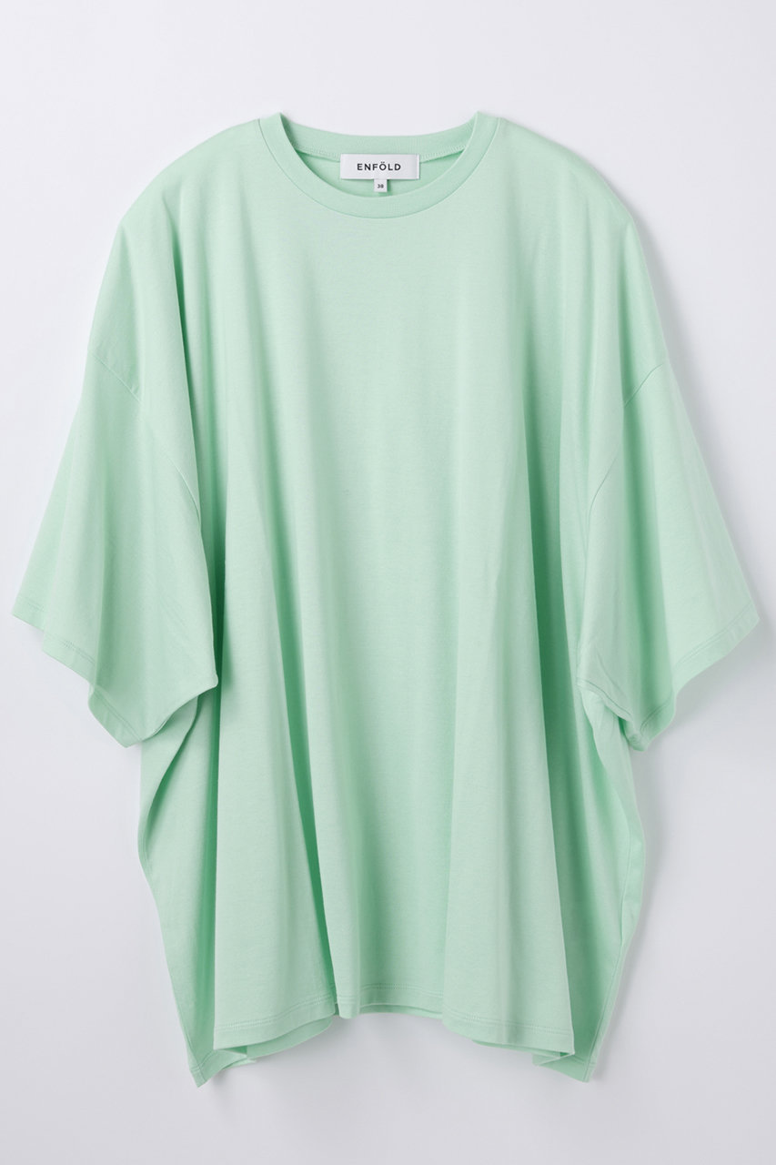 エンフォルド/ENFOLDのスビン天竺 LargeT/SH Tシャツ(ライトグリーン/300JA280-0171)