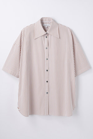 エンフォルド/ENFOLDのThick Thin Stripe BOX SH/シャツ