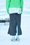 ストライプトロ  UmbrellaヘムSK/スカート エンフォルド/ENFOLD