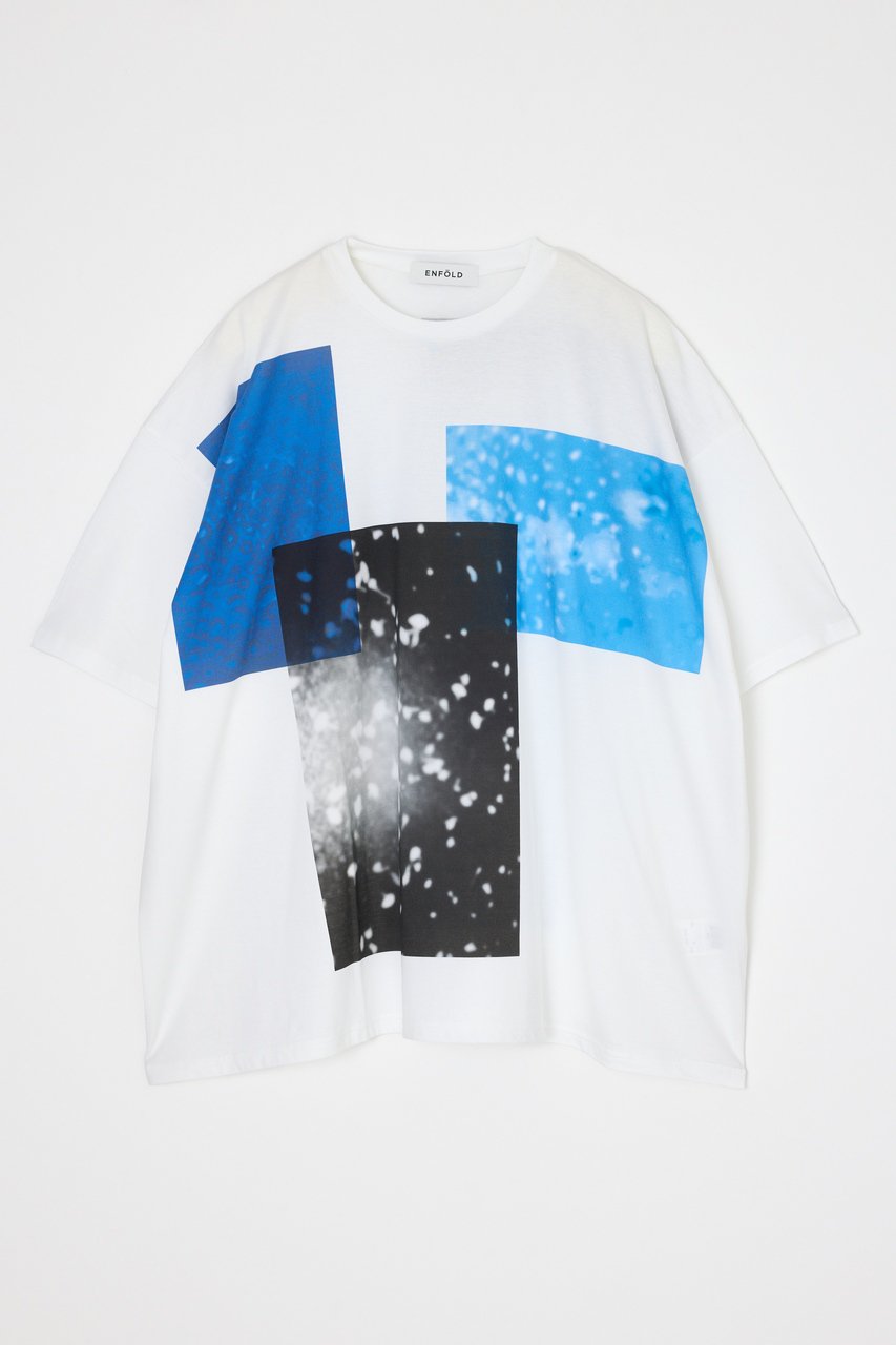 ENFOLD(エンフォルド)｜スビン天竺 Rain Large T/SH Tシャツ/ホワイト