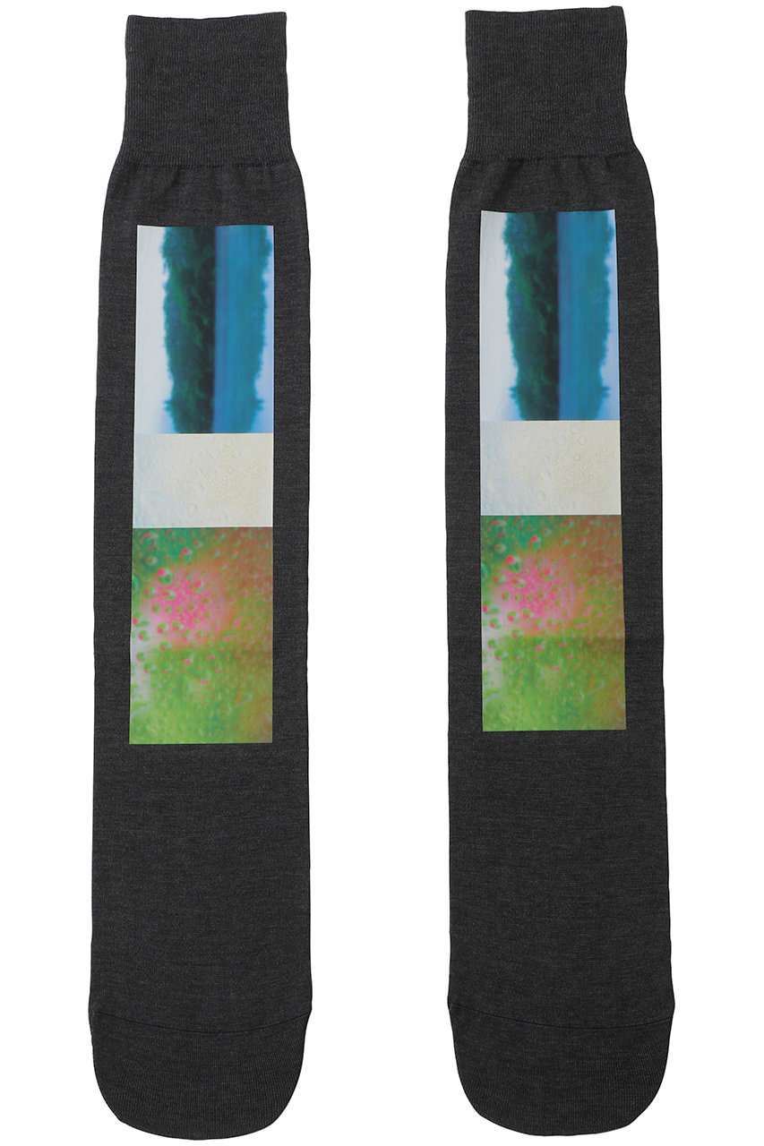 エンフォルド/ENFOLDのRain Socks/ソックス(チャコールグレー/300JA256-1221)