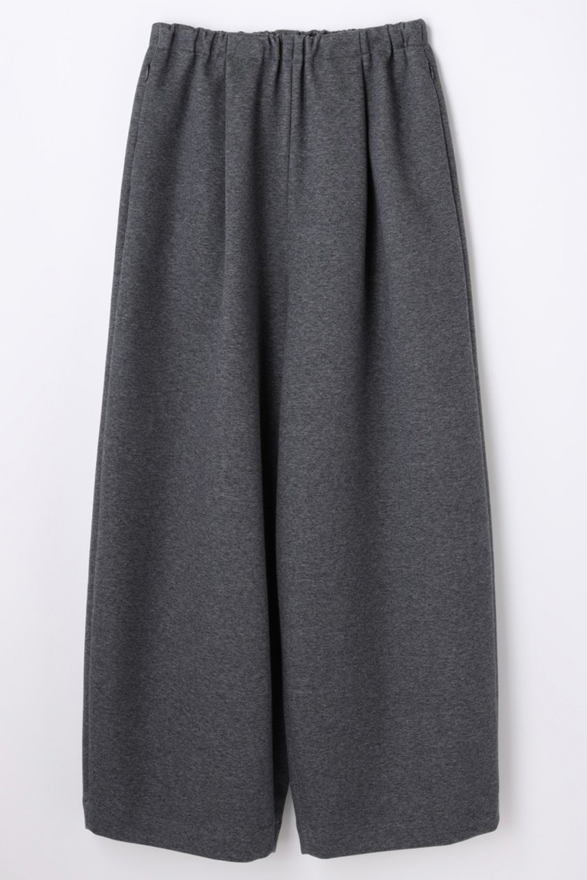 ENFOLD ダンボール カーブクロップド PT/パンツ (チャコールグレー, 38) エンフォルド ELLE SHOP
