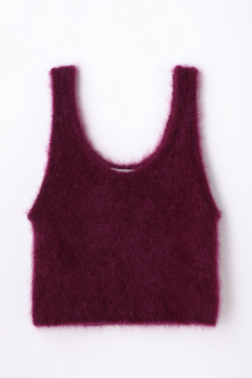 ENFOLD Knit T/Tタンクトップ (ボルドー, 38) エンフォルド ELLE SHOP