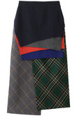 Combination Layered Hem スカート