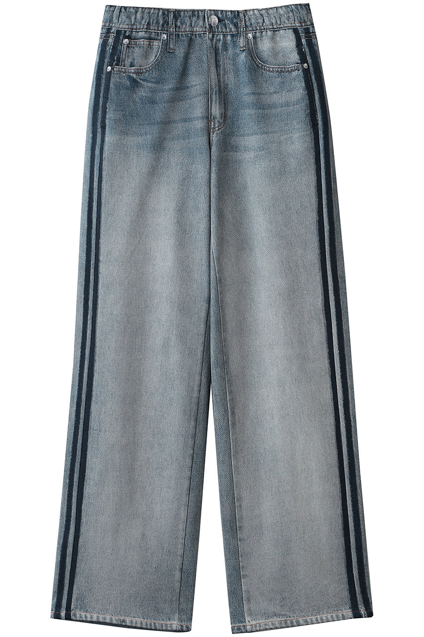 ラグ & ボーン/rag & boneのRB  MIRAMAR TERRY ワイドレッグパンツ(ブルー/W26-W04124R)