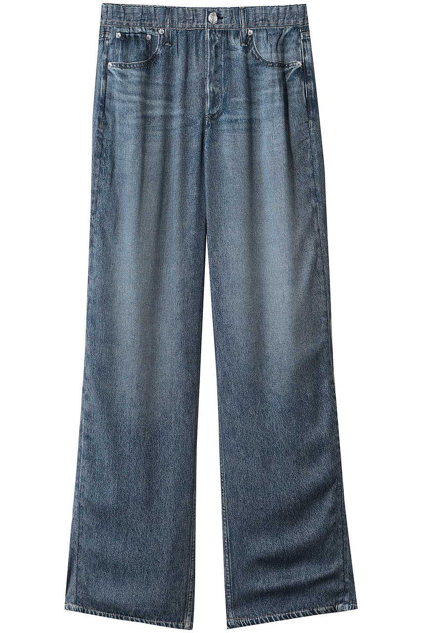 ラグ & ボーン/rag & boneのRB  MIRAMAR SLINK ワイドレッグプルオン パンツ(ブルー/F26-W04043R)