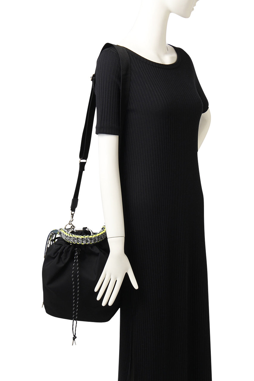 Zattu ザッツ Loweel ナイロン2wayショルダーバッグ ブラック の通販 Elleshop エル ショップ