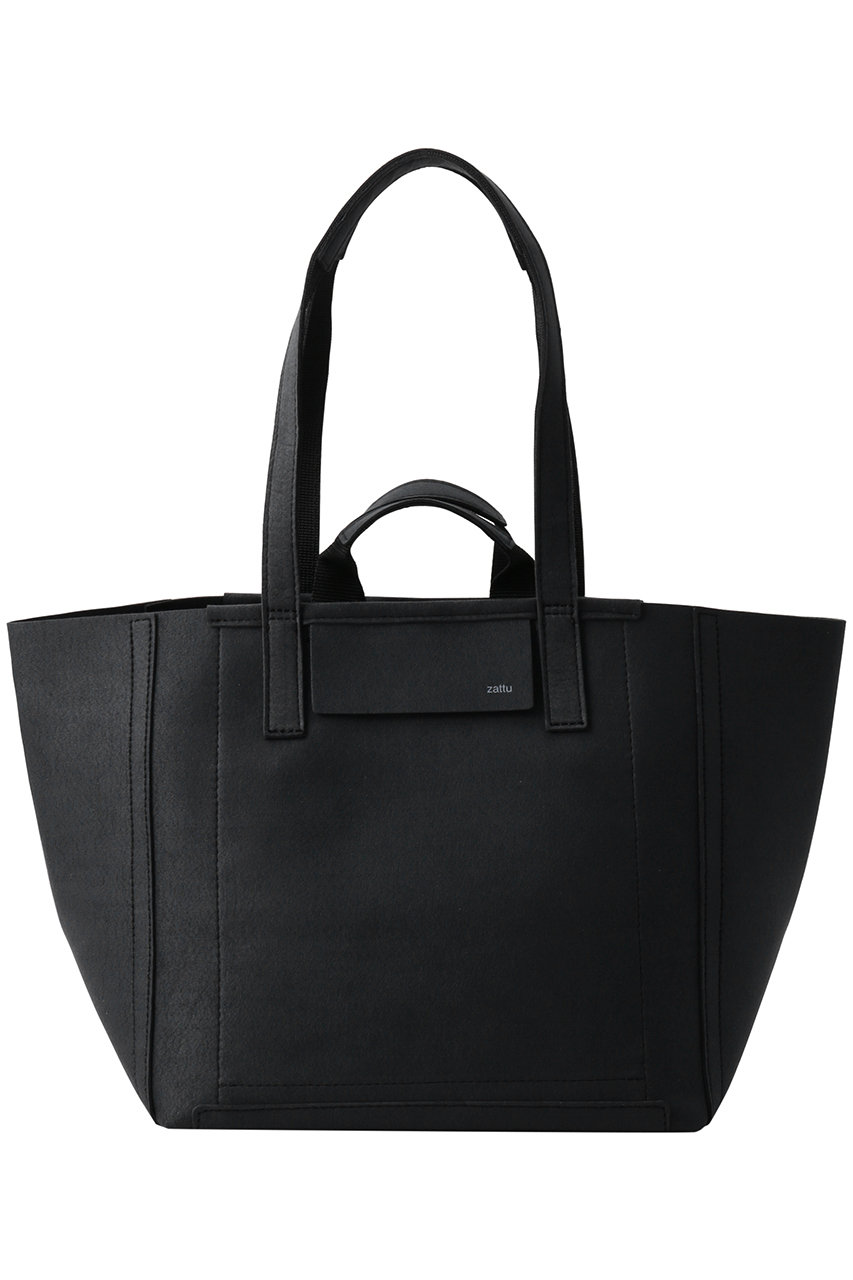 zattu ALCOTT-H2 マイクロスエードトートバッグ (オフブラック, F) ザッツ ELLE SHOP zattu ALCOTT-H2 マイクロスエードトートバッグ (オフブラック, F) ザッツ ELLE SHOP