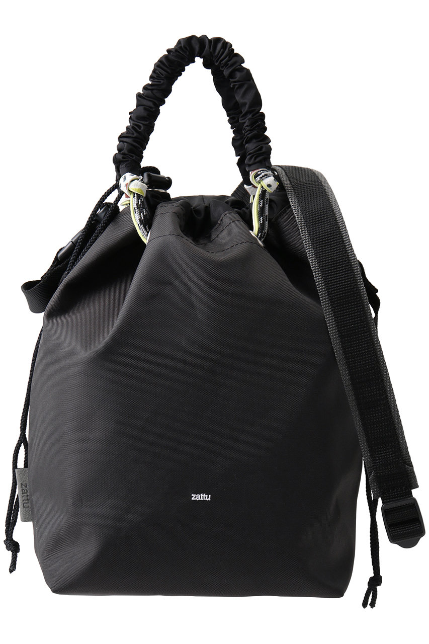 zattu CORPY-LQ ナイロン2wayドローストリングバッグ (オフブラック, F) ザッツ ELLE SHOP zattu CORPY-LQ ナイロン2wayドローストリングバッグ (オフブラック, F) ザッツ ELLE SHOP
