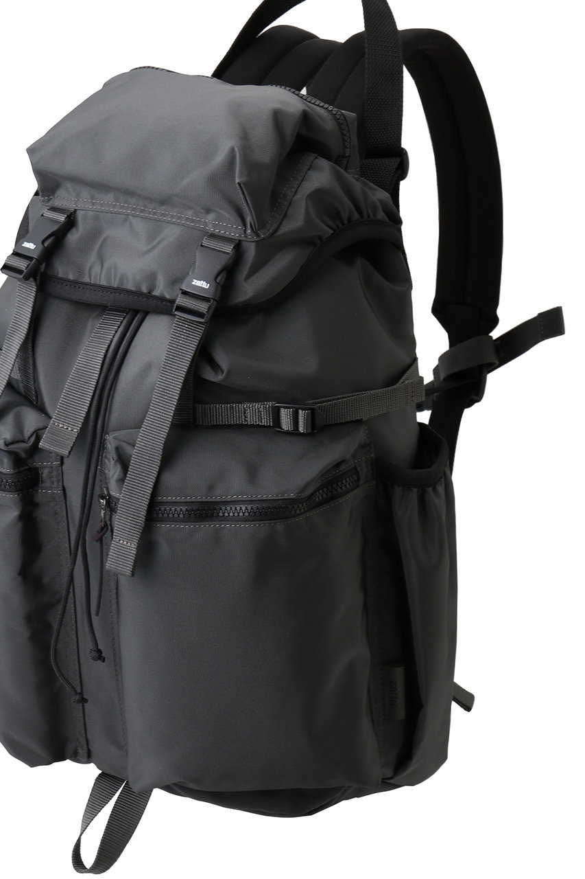 zattu(ザッツ)｜SMITHEE-K2 ナイロンバックパック/ダークグレー の通販