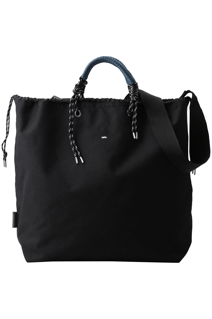 zattu TERP ナイロン2wayトートバッグ (ブラック, F) ザッツ ELLE SHOP zattu TERP ナイロン2wayトートバッグ (ブラック, F) ザッツ ELLE SHOP