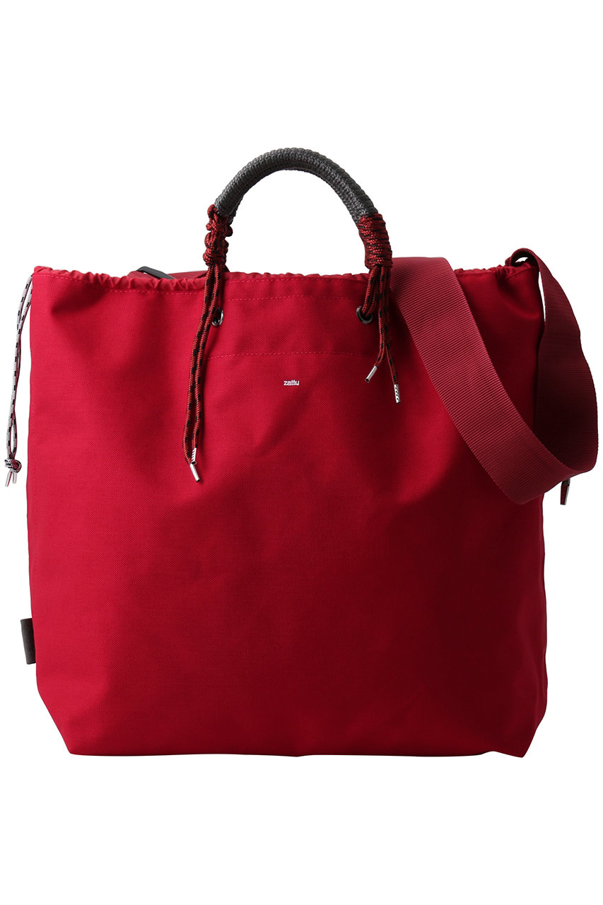 zattu TERP ナイロン2wayトートバッグ (レッド, F) ザッツ ELLE SHOP zattu TERP ナイロン2wayトートバッグ (レッド, F) ザッツ ELLE SHOP