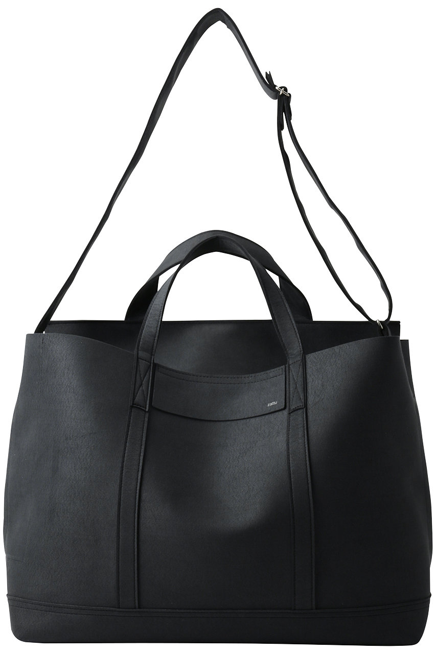 ザッツ/zattuのMACTOTO-T2 マイクロスエード2wayトートバッグ(オフブラック/ZU-261-0118)