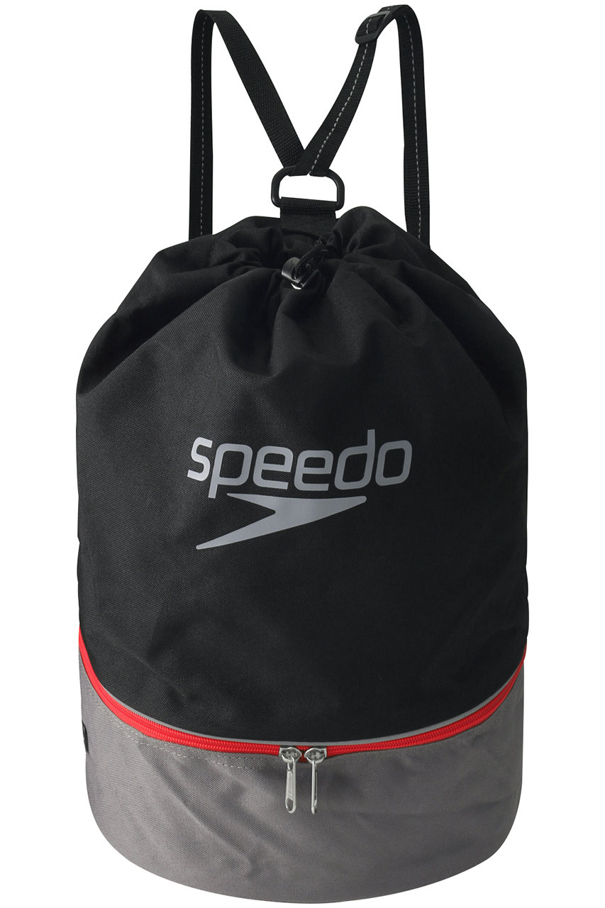 Speedo スピード スイムバック ブラック×グレイ