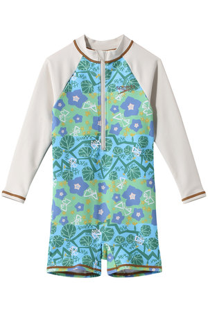 スピード/Speedoの【KIDS】ハタケウタロンパース オフホワイト 120(200200/200216)