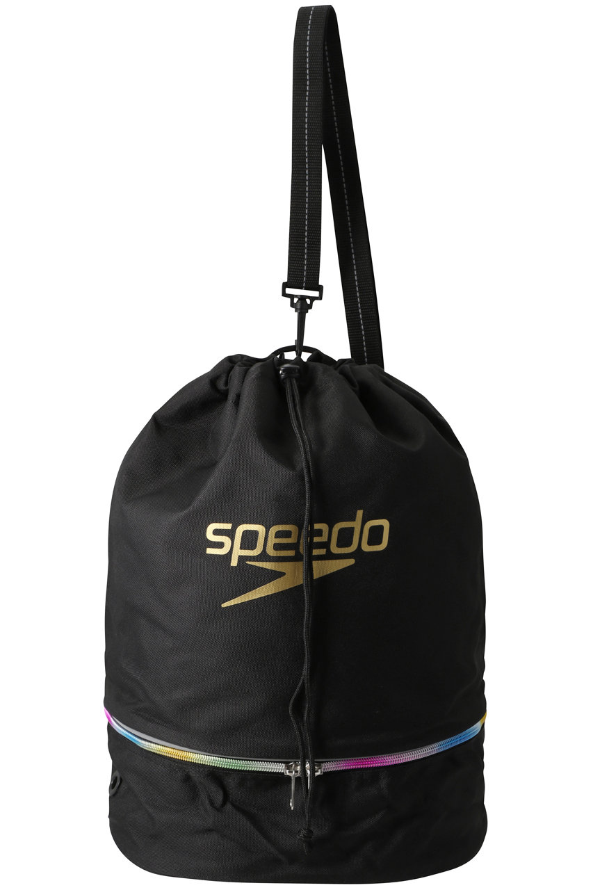 Speedo 【UNISEX】スイムバッグ (ブラック×マルチ, N/S) スピード ELLE SHOP