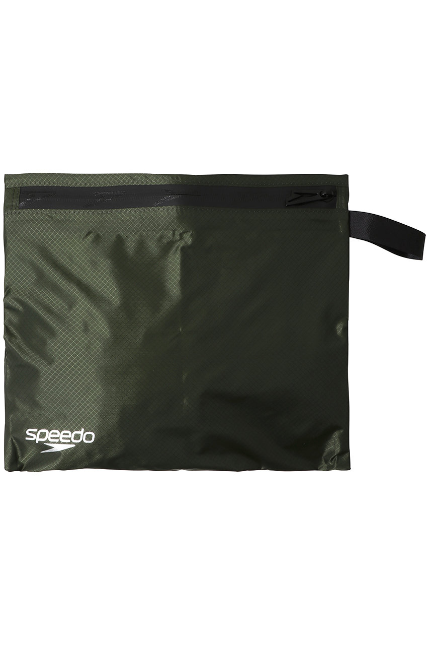 Speedo 【UNISEX】ウォータープルーフフラットポーチ (スモークカーキ, F) スピード ELLE SHOP Speedo 【UNISEX】ウォータープルーフフラットポーチ (スモークカーキ, F) スピード ELLE SHOP