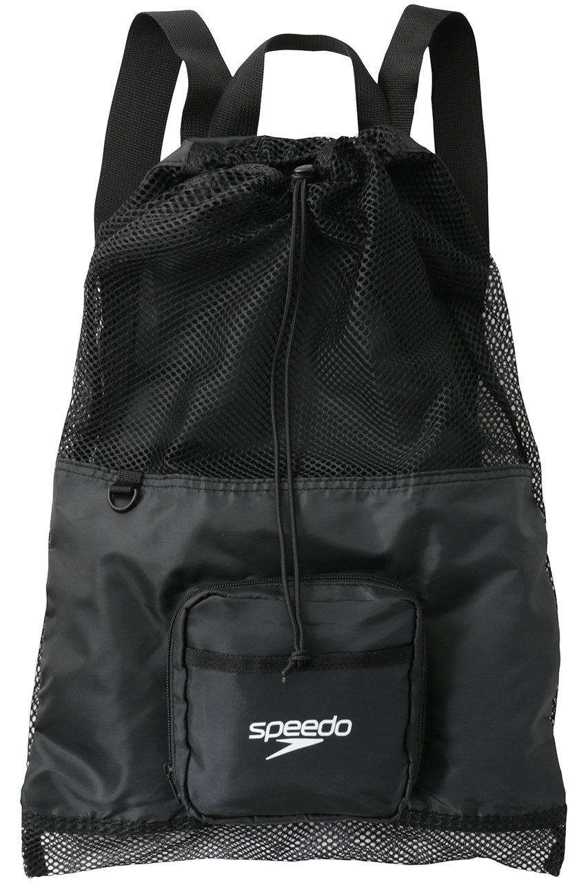 スピード/Speedoの【UNISEX】ポケッタブルメッシュバッグ(ブラック/SE22502)