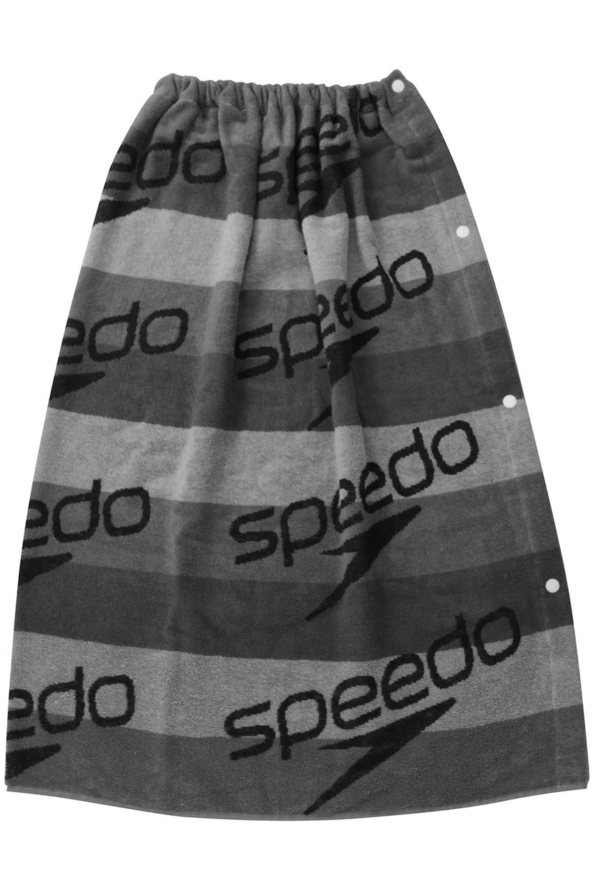 スピード/Speedoの【UNISEX】スタックボーダーラップタオル(ブラック/SE62602)